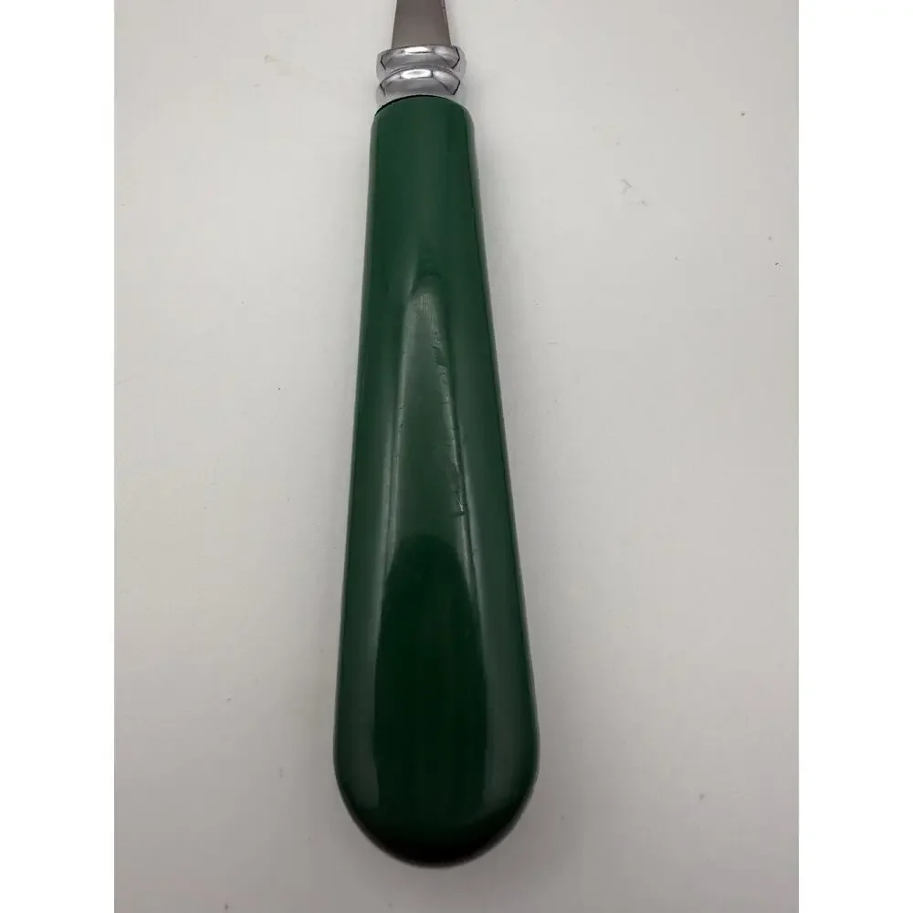 Gibson Sensations Forest Green Plastic Handle Dinner Forks Set of 4 Replacement